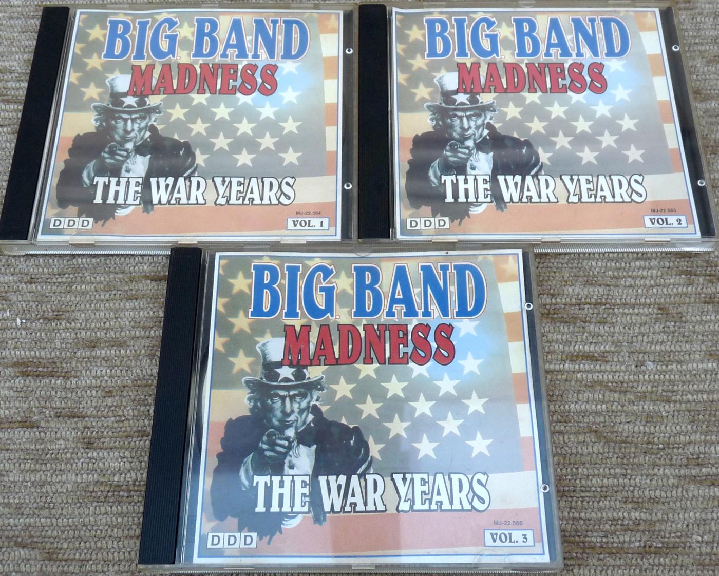 3 CD-Set, Big Band Madness, The war Years, guter Zustand